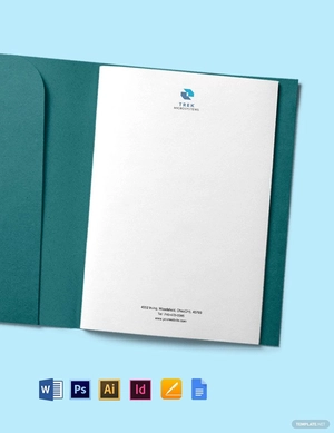 IT Startup Company Letterhead Template