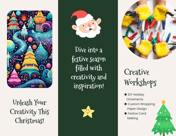 Free Creative Christmas Brochure Template to Edit Online