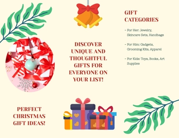 Free Printable Christmas Brochure Template to Edit Online