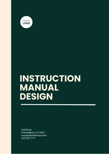Free Instruction Manual Design Template to Edit Online