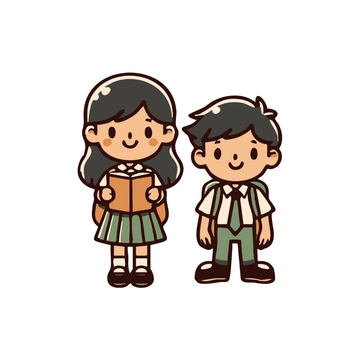 Free School Kids Clipart to Edit Online