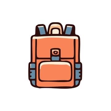 Free School Bag Clipart to Edit Online