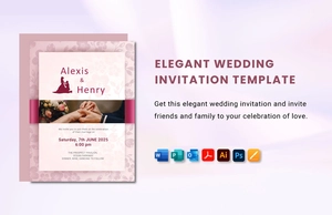 Elegant Wedding Invitation Template
