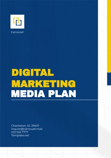 Free Digital Marketing Media Plan Template to Edit Online