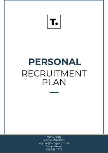 Free Personnel Recruitment Plan Template to Edit Online
