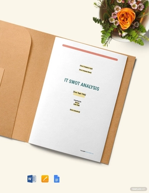 Basic IT SWOT Analysis Template
