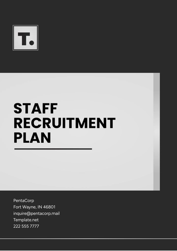 Free Staff Recruitment Plan Template to Edit Online