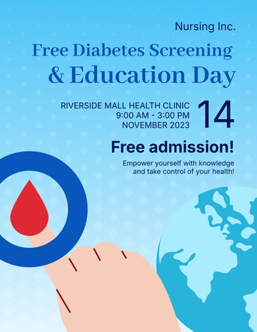 Free Diabetes Flyer Template to Edit Online