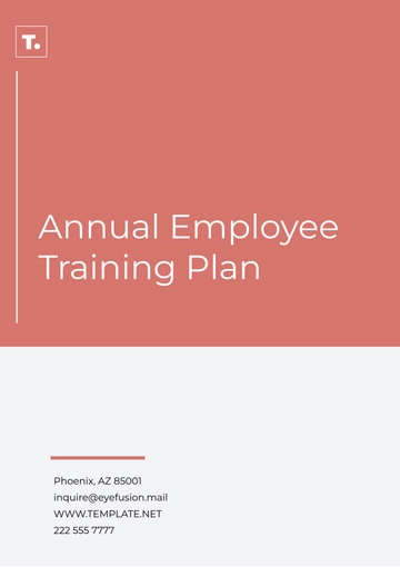 Free Annual Employee Training Plan Template to Edit Online