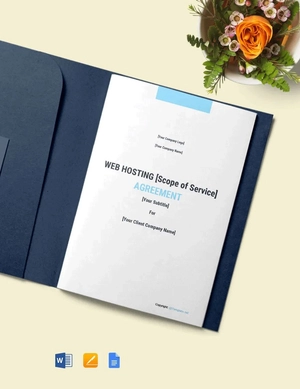 Hosting Agreement Format Template