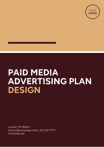 Free Paid Media Advertising Plan Design Template to Edit Online