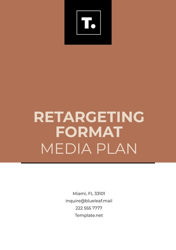 Free Retargeting Format Media Plan Template to Edit Online