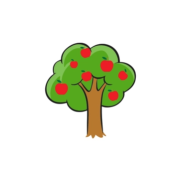 Free Apple Tree Clipart to Edit Online