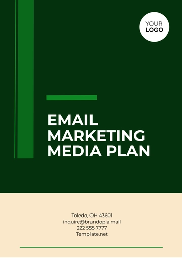 Free Email Marketing Media Plan Template to Edit Online