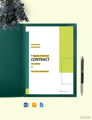 Simple IT Contract Template