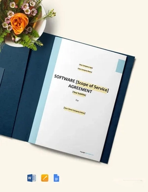 Sample Software Agreement Template