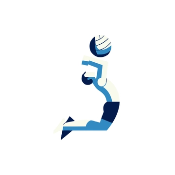 Free Volleyball Player Clipart to Edit Online