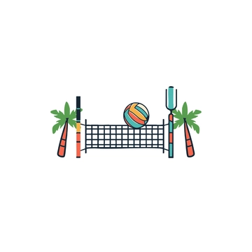 Free Summer Volleyball Clipart to Edit Online