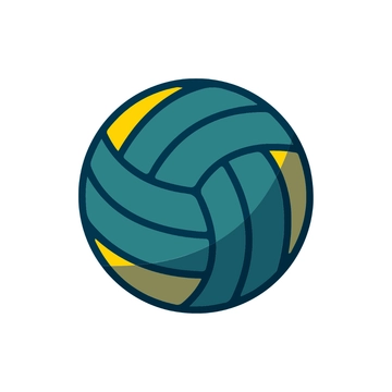 Free Simple Volleyball Clipart to Edit Online