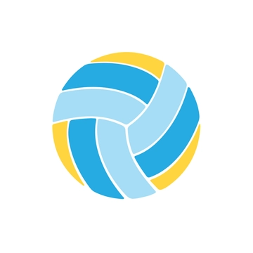 Free Colorful Volleyball Clipart to Edit Online