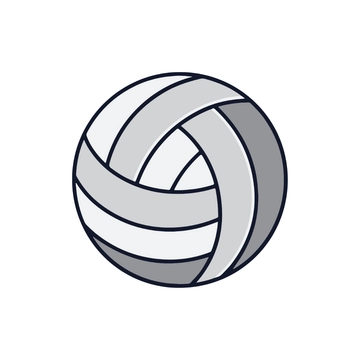 Free Blank Volleyball Clipart to Edit Online