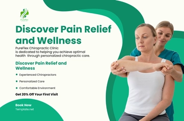 Free Chiropractic Clinic Banner Template to Edit Online