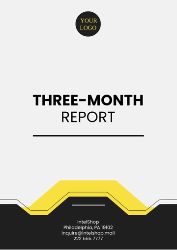 Free Three-Month Report Template to Edit Online