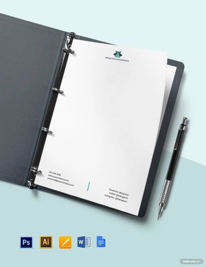 Simple Software Company Stationery Template