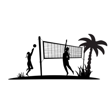 Free Beach Volleyball Clipart to Edit Online