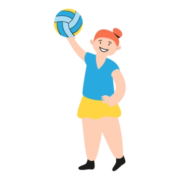 Free Cartoon Volleyball Clipart to Edit Online