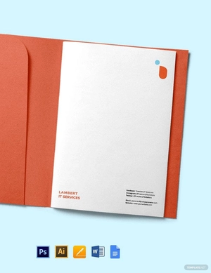 IT Services Stationery Template