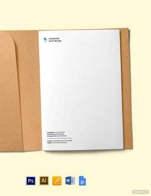 Software Startup Stationery Template