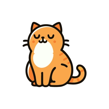 Free Simple Cat Clipart to Edit Online