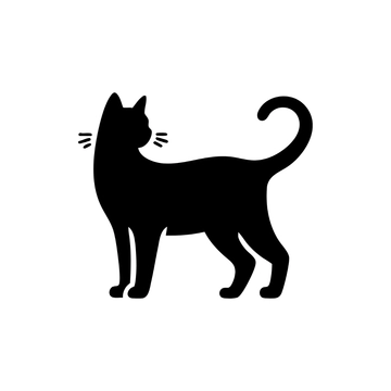 Free Cat Silhouette Clipart to Edit Online