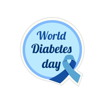 Free World Diabetes Day Sticker Template to Edit Online