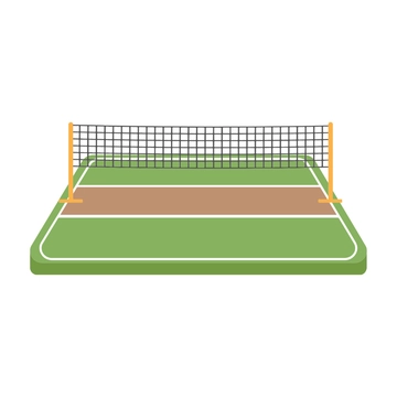 Free Volleyball Court Clipart to Edit Online