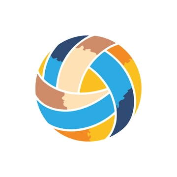 Free Watercolor Volleyball Clipart to Edit Online