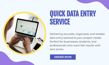 Free Fiverr Data Entry Gig Template to Edit Online