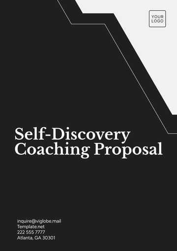 Free Self-Discovery Coaching Proposal Template to Edit Online