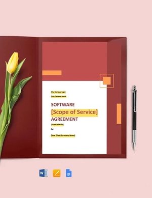 Software Non-Compete Agreement Template