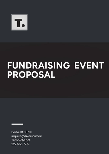 Free Fundraising Event Proposal Template to Edit Online