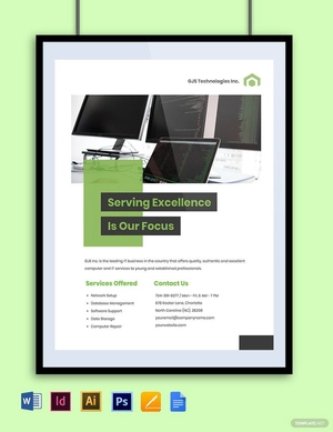 Computer & IT Services Flyer Template