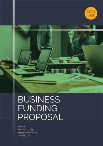 Free Business Funding Proposal Template to Edit Online