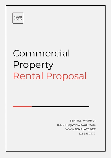 Free Commercial Property Rental Proposal Template to Edit Online