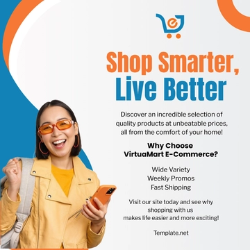 Free E-Commerce Social Media Post Template to Edit Online