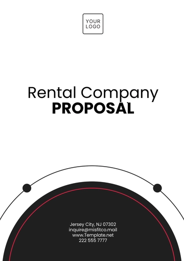 Free Rental Company Proposal Template to Edit Online