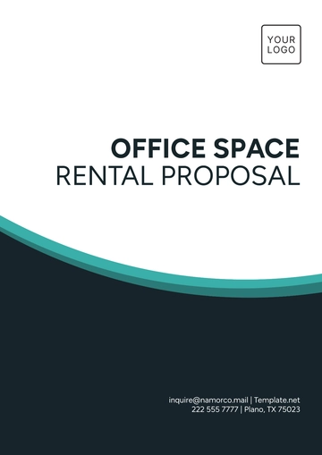 Free Office Space Rental Proposal Template to Edit Online