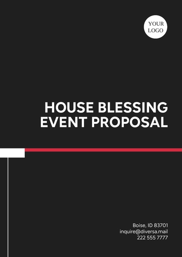 Free House Blessing Event Proposal Template to Edit Online