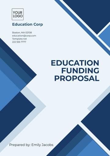 Free Educational Funding Proposal Template to Edit Online