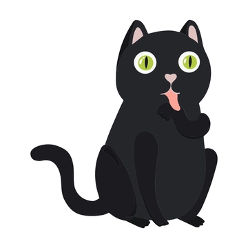 Free Black Cat Clipart to Edit Online